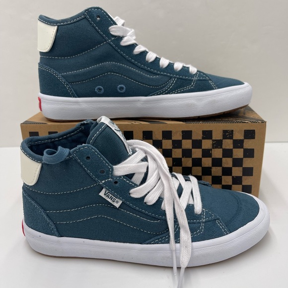 Vans Shoes - Vans WMNS The Lizzie
Teal Hi Top Sneakers 
VN0A4BX1TEA
 Teal High-Top Sneakers